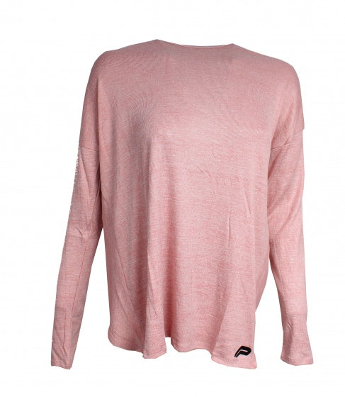 Pursue fitness Cross back sweater roze maat L