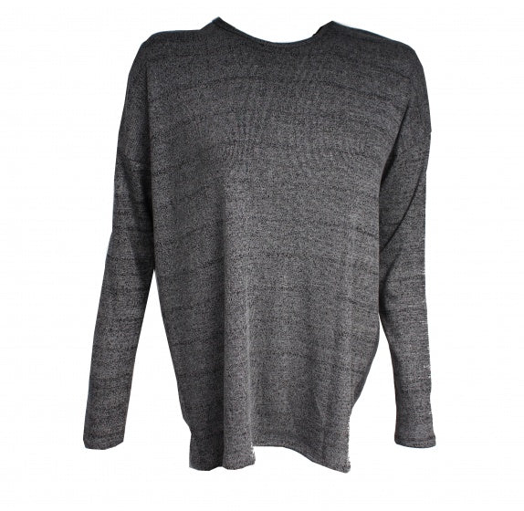 Pursue fitness Cross back sweater zwart/grijs maat L