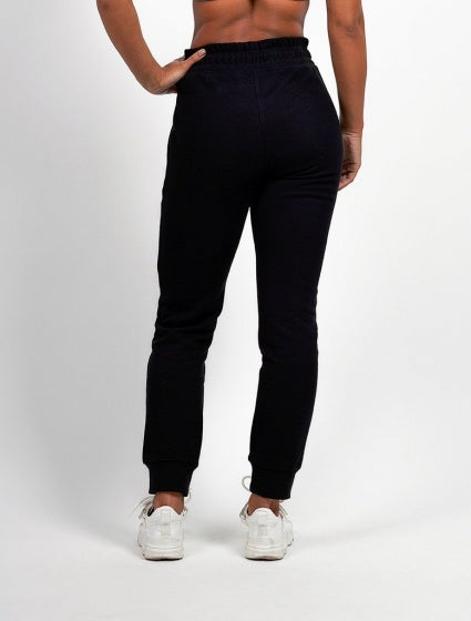 fleece sportbroek dames zwart maat S