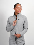 Fleecevest grjis dames maat L