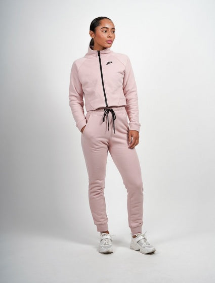 Fleecevest roze dames maat L