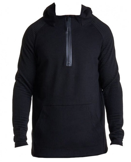 hoodie Elevate Tech heren zwart maat XL