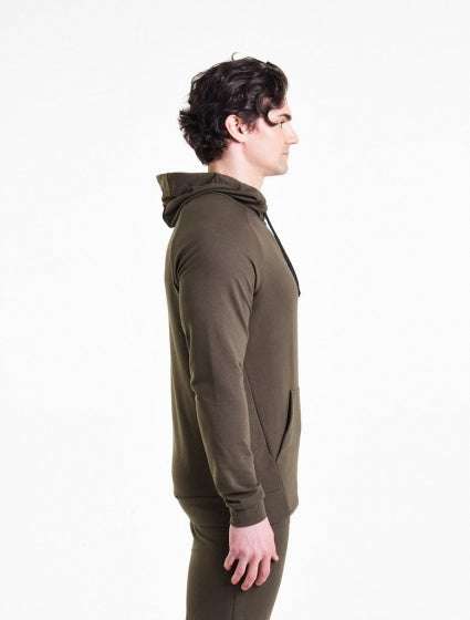 response hoodie heren olijfgroen maat M