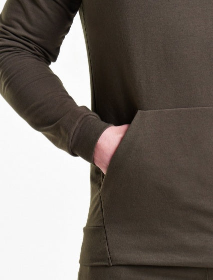 response hoodie heren olijfgroen maat M