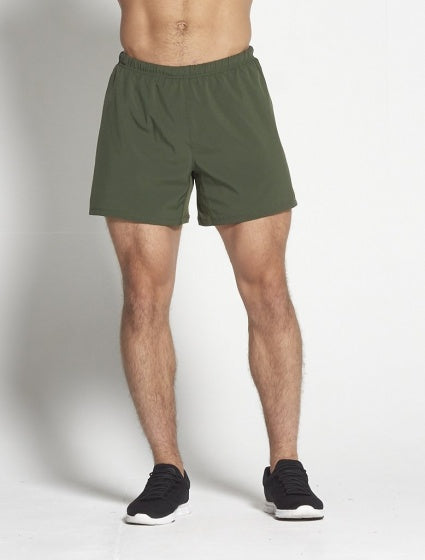sportbroek 6 inch heren groen maat M