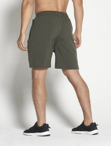 sportbroek 8 inch heren groen maat XL