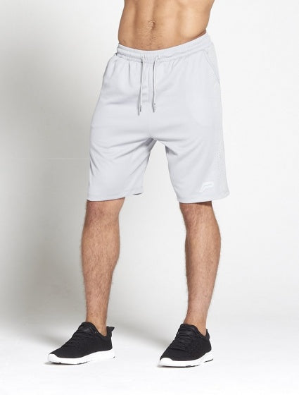 sportbroek Mesh Paneled heren grijs maat M