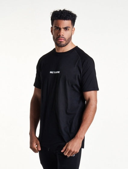 sportshirt Built To Inspire heren zwart maat XL