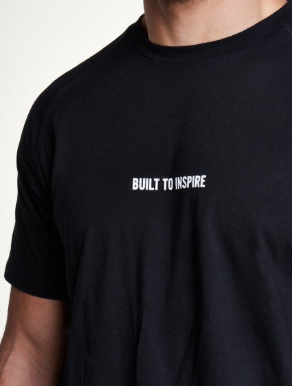 sportshirt Built To Inspire heren zwart maat XL