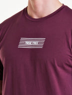 sportshirt comfort heren bordeaux maat M