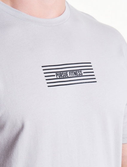 Pursue fitness Sportshirt comfort heren lichtgrijs maat L