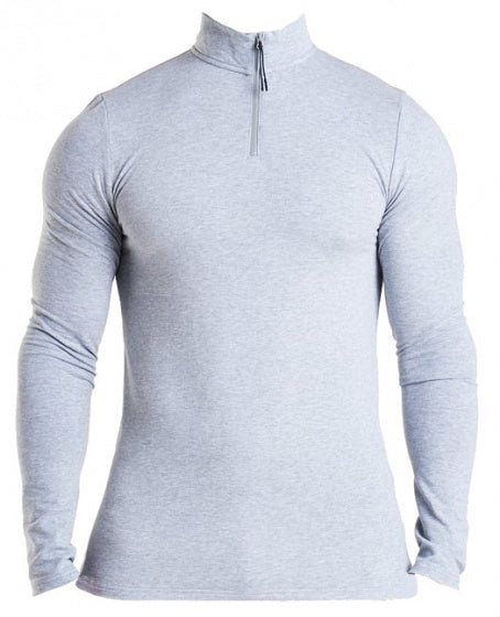 sporttrui Performance heren grijs maat L