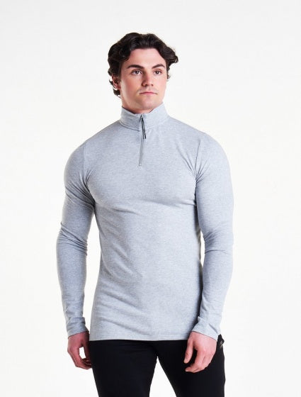 sporttrui Performance heren grijs maat L