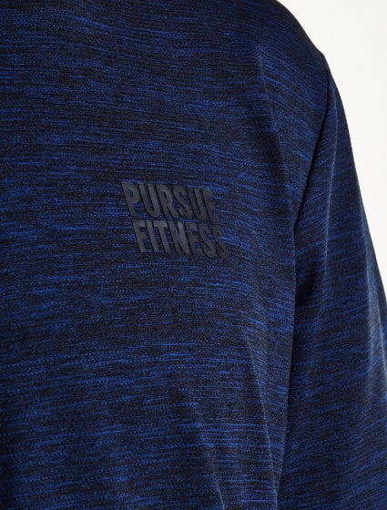 T-shirt Athleisure heren blauw maat L