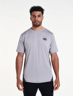T-shirt Athleisure heren grijs maat L