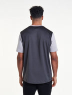T-shirt Athleisure heren grijs maat L