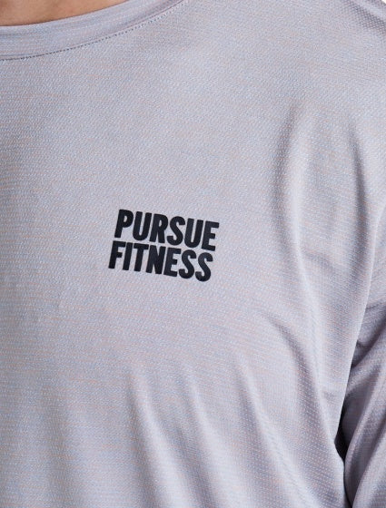T-shirt Athleisure heren grijs maat M