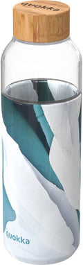 drinkfles Flow Iceberg glas 660 ml wit/blauwgrijs