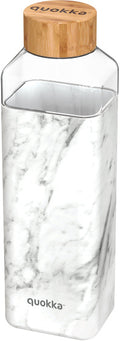 drinkfles Storm Marble glas 700 ml wit