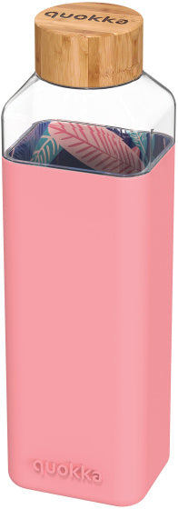 drinkfles Storm Night Forest glas 700 ml roze