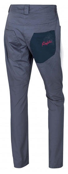 outdoorbroek Sella dames katoen grijs mt 34