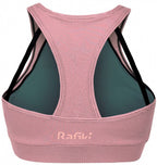 sportbeha Corona dames polyamide zwart/roze maat 40