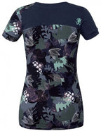 sportshirt Karin dames viscose/elastaan zwart/groen mt 34