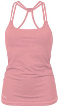 tanktop Charmey dames polyamide roze maat 40