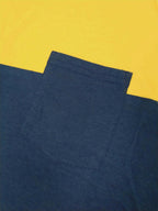 tanktop Attempt heren modal/katoen geel/blauw maat S
