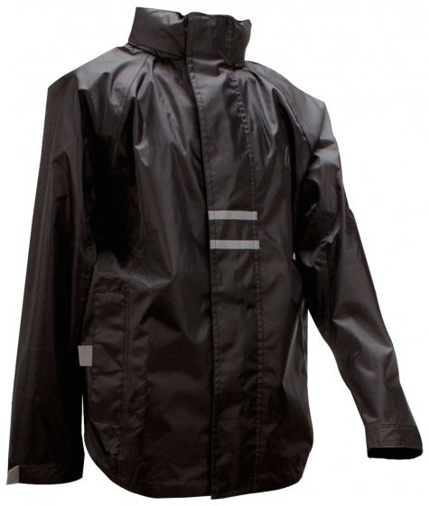 regenjack junior zwart maat 116
