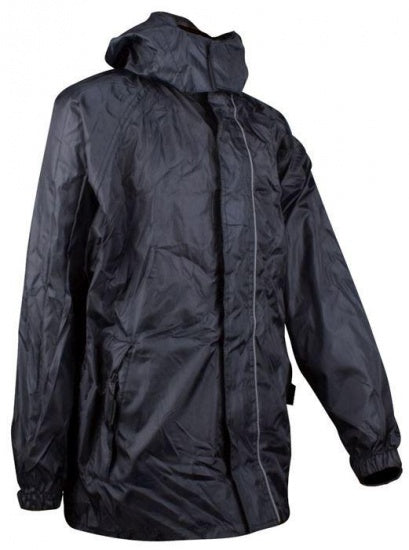 Regenjas Junior Zwart Maat 176