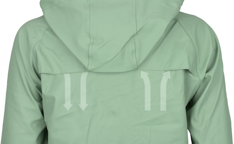 regenjack Sprinkle junior PU mintgroen maat 152