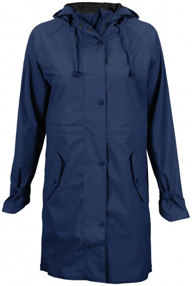 regenjas Mizzle dames PU donkerblauw maat 38