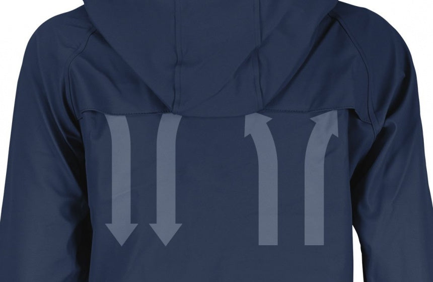 regenjas Mizzle dames PU donkerblauw maat 42