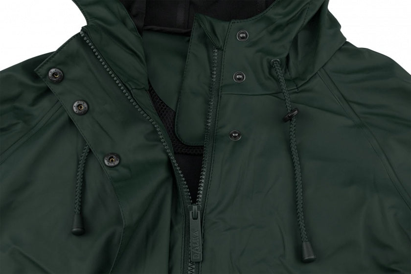 regenjas Mizzle dames PU donkergroen maat 40