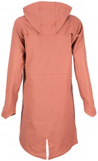 regenjas Mizzle dames PU zalmroze maat 40