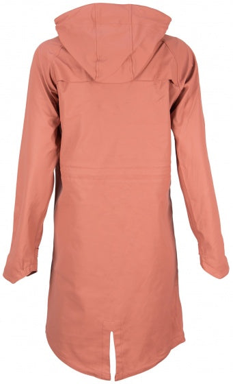 regenjas Mizzle dames PU zalmroze maat 40