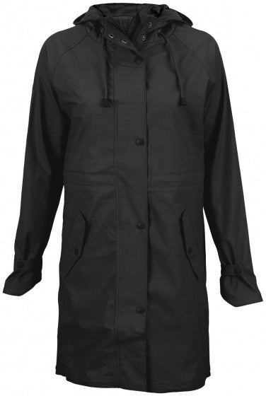 regenjas Mizzle dames PU zwart maat 44