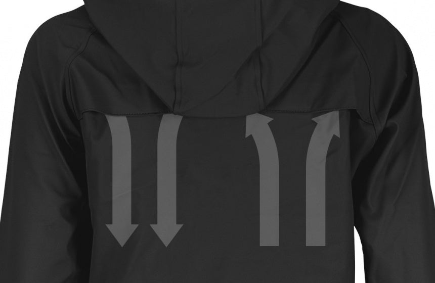 regenjas Mizzle dames PU zwart maat 44