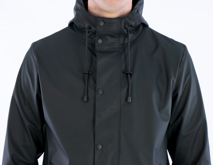 regenjas Skye heren polyurethaan/polyester zwart maat XL