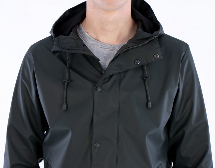 regenjas Skye heren polyurethaan/polyester zwart maat XL