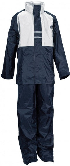 regenpak junior blauw/wit maat 128