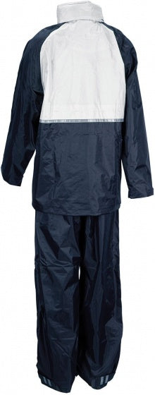 regenpak junior blauw/wit maat 116