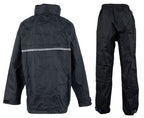 Regenpak Junior Unisex Zwart Maat 176