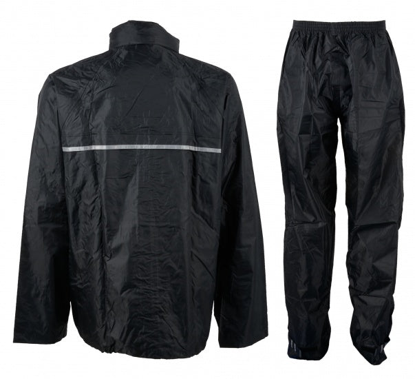 Regenpak Senior Unisex Zwart/Antraciet Maat XL