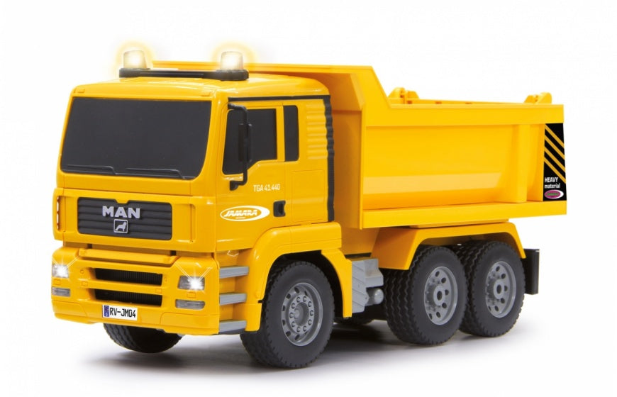 Jamara RC Man kiepwagen jongens 2,4 Ghz geel 1:20