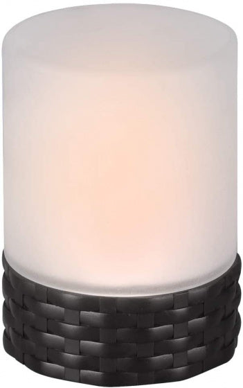 tafellamp Parral 14 cm zwart/wit