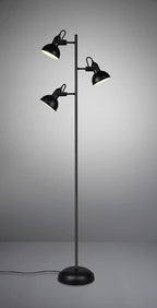 vloerlamp Gina 150 x 42 cm E14 staal 28W zwart