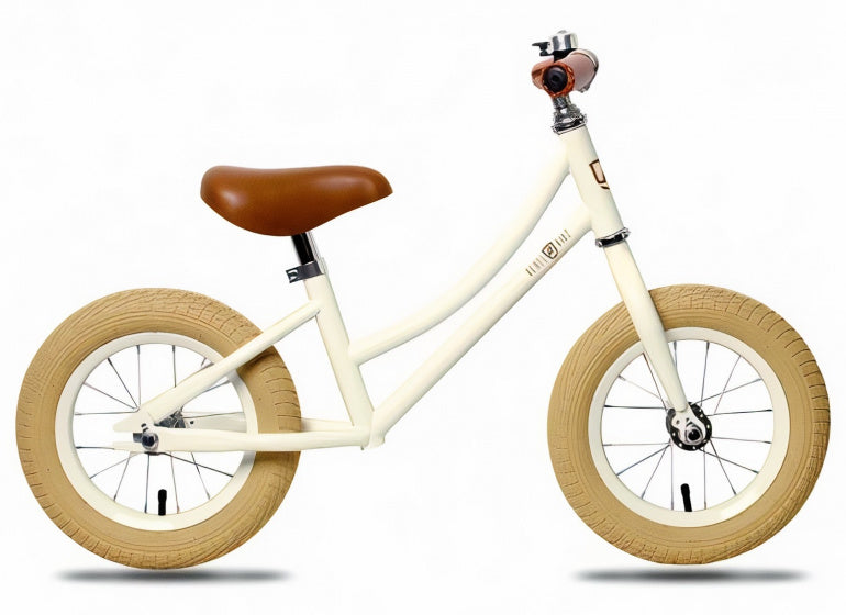 loopfiets sophie 12 inch meisjes crème