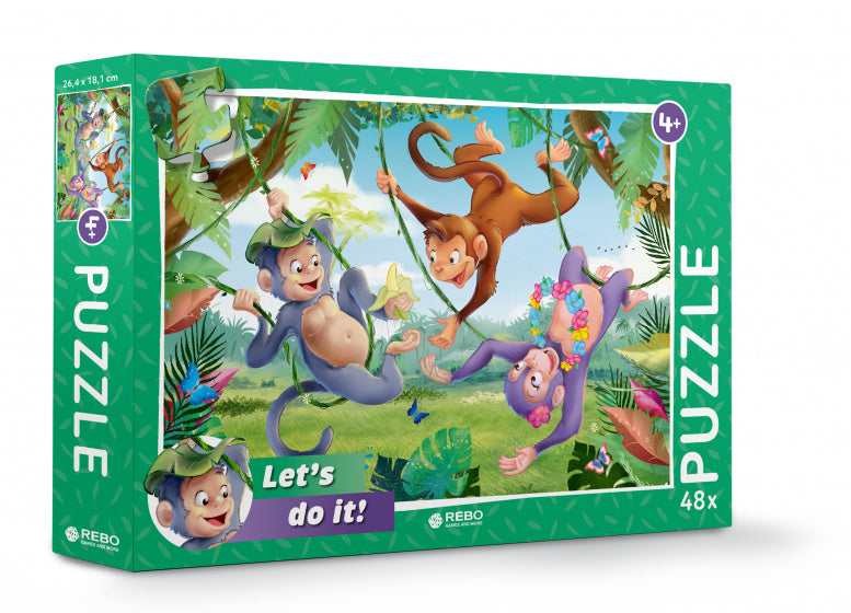 legpuzzel Jungle junior 48 stukjes